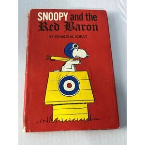 Snoopy & The Red Baron 1966 Peanuts Charles Schulz Hardcover Weekly Reader